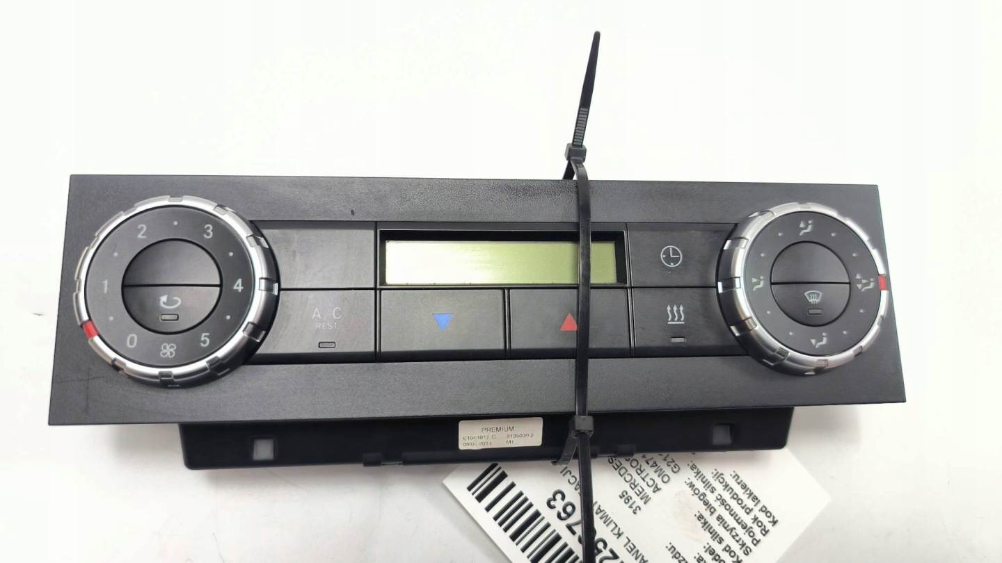 PANEL klimaanlage A9604467928 MERCDES-BENZ ACTROS MP4 1845