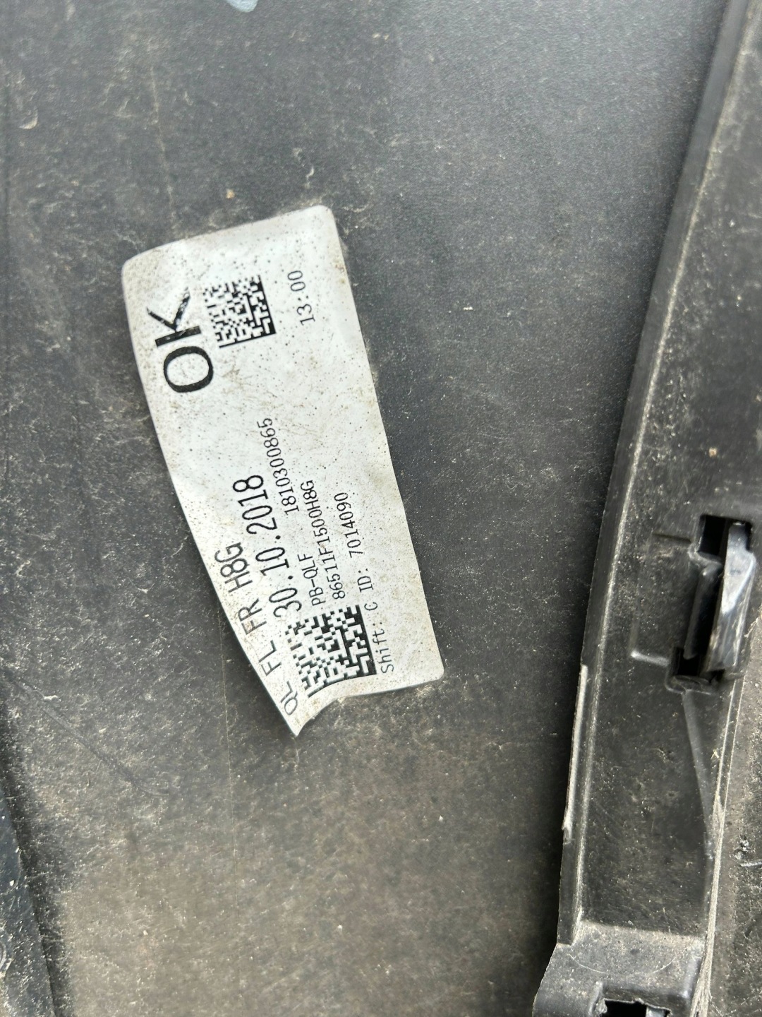 KIA Sportage Lift 18- bumper front front