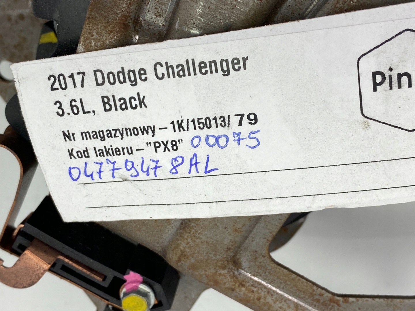 Pedal Levier frein stationnement Dodge Challenger 15+
