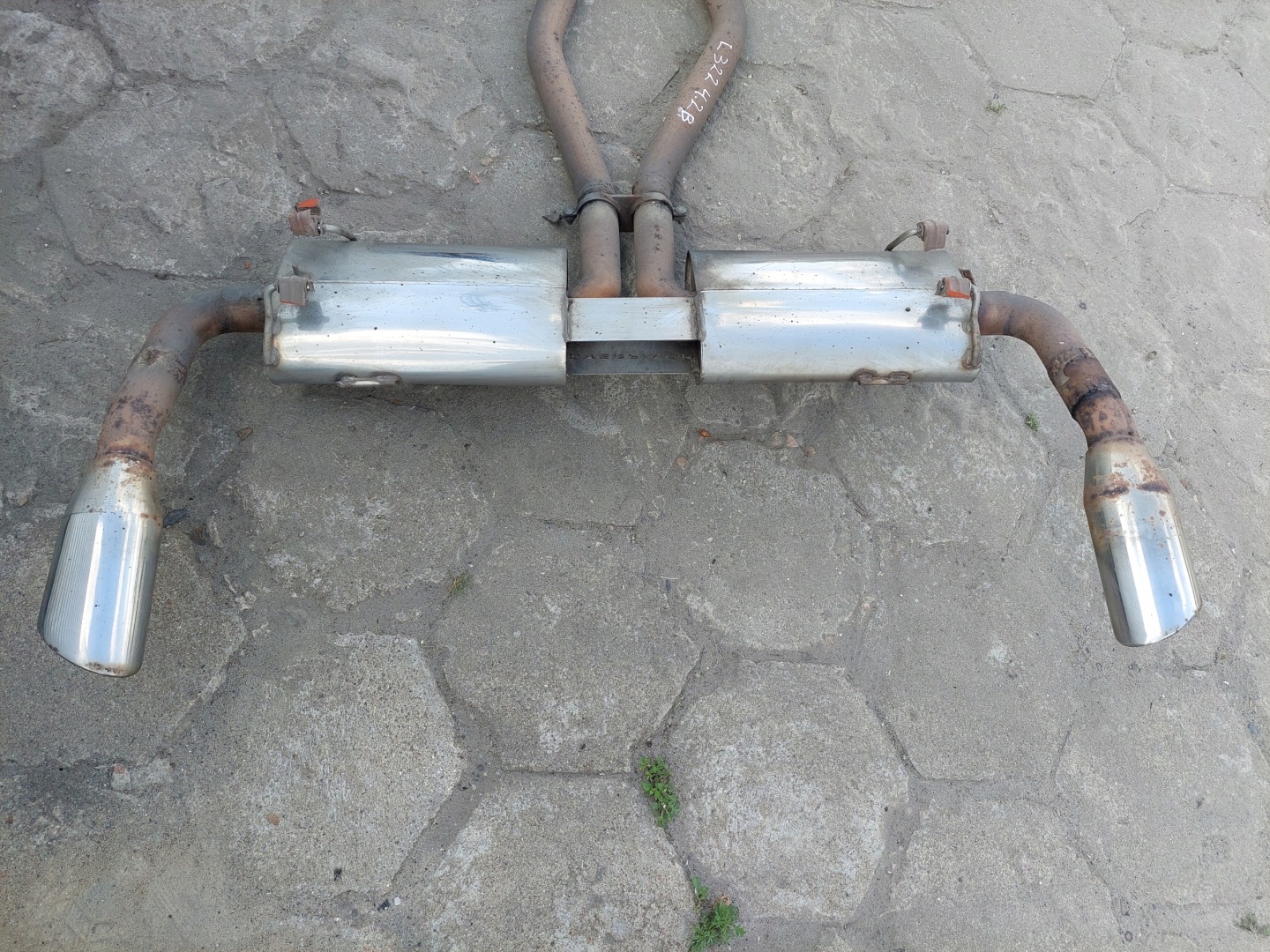 muffler, exhaust OVERFINCH 4.2 RANGE ROVER III L322