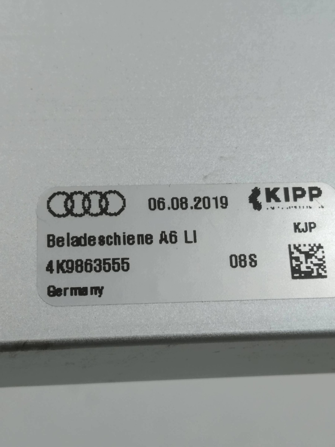 brackets rail boot KOMBI AVANT 4K9863555 Audi A6 V (2018-) C8