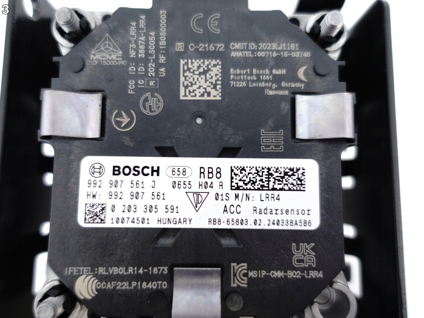 PORSCHE 992 911 CARRERA 19- RADAR SENSOR sensor module ACC DISTRONIC