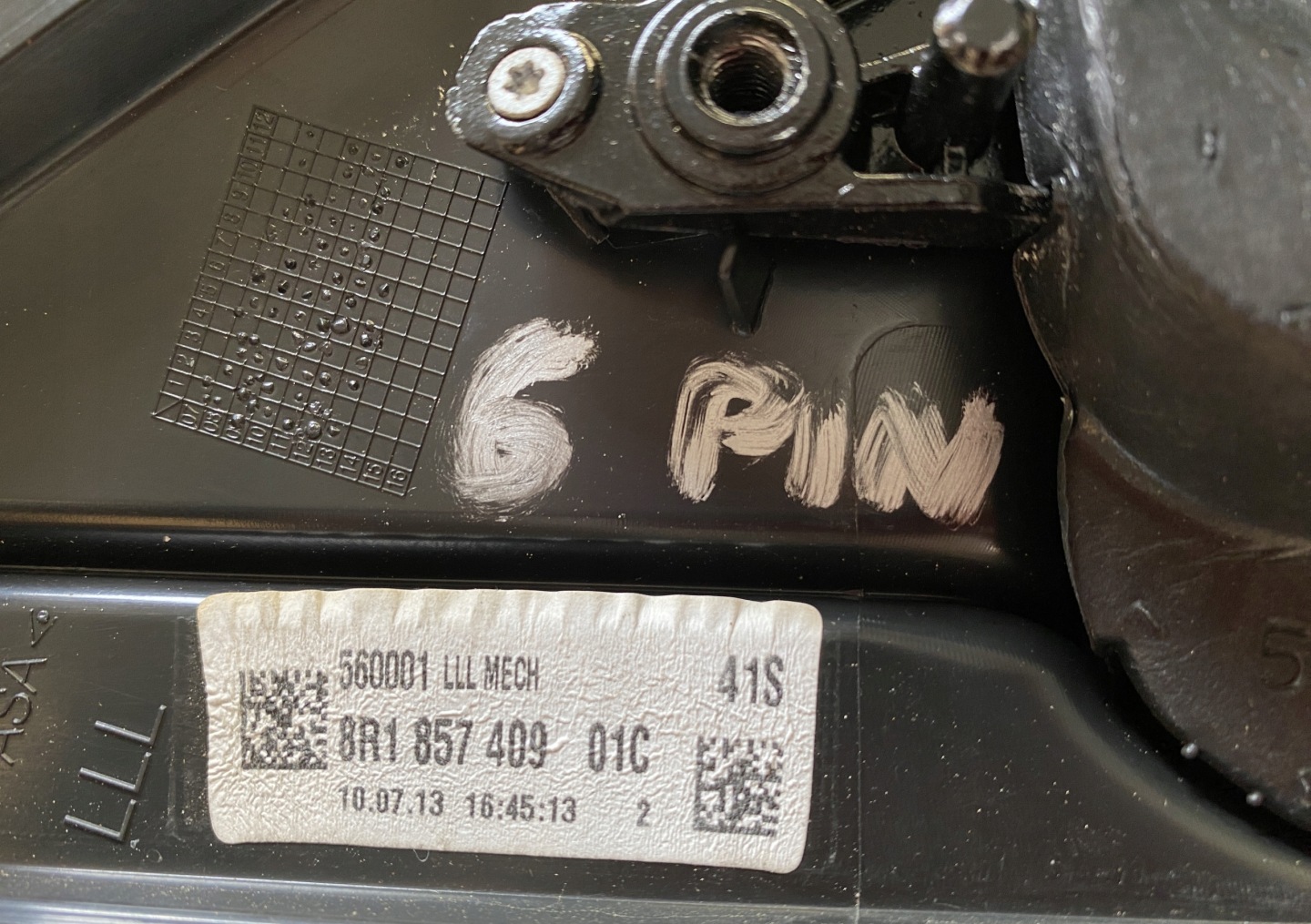 AUDI Q5 8R Spiegel links 6 PIN