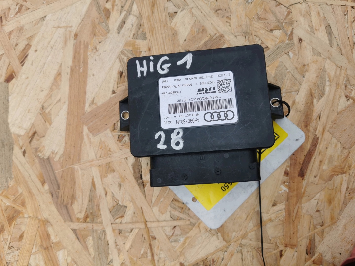 AUDI A6 A7 4H0 module control unit brakes 4H0907801H