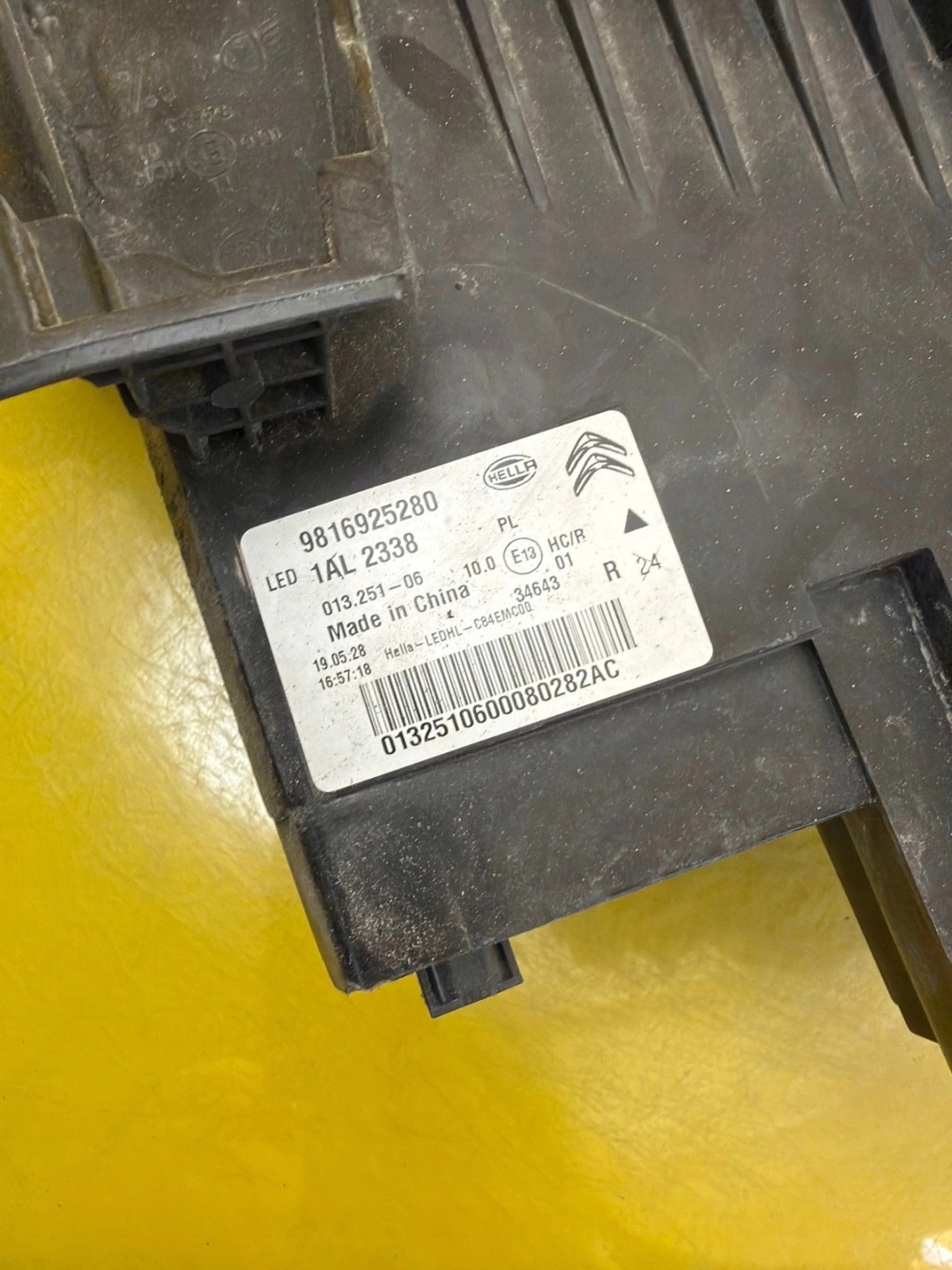 light right Citroen C5 Aircross Full Led 2017- 9816925280
