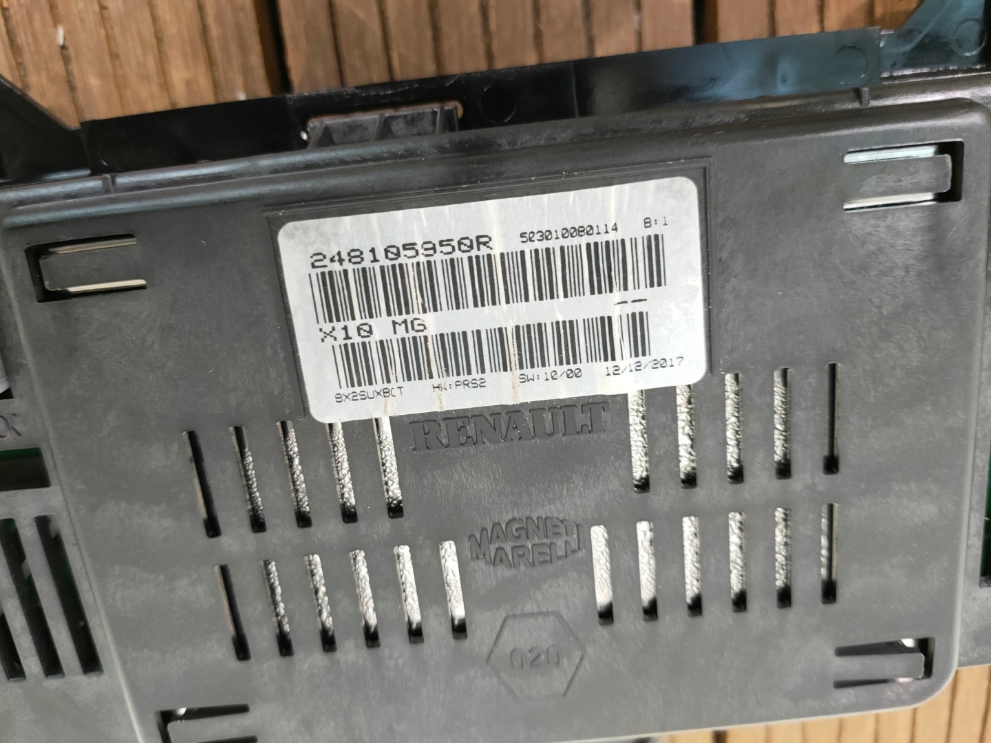 RENAULT ZOE Z.E. and 2013-2018 dials dials display 248105950R OE