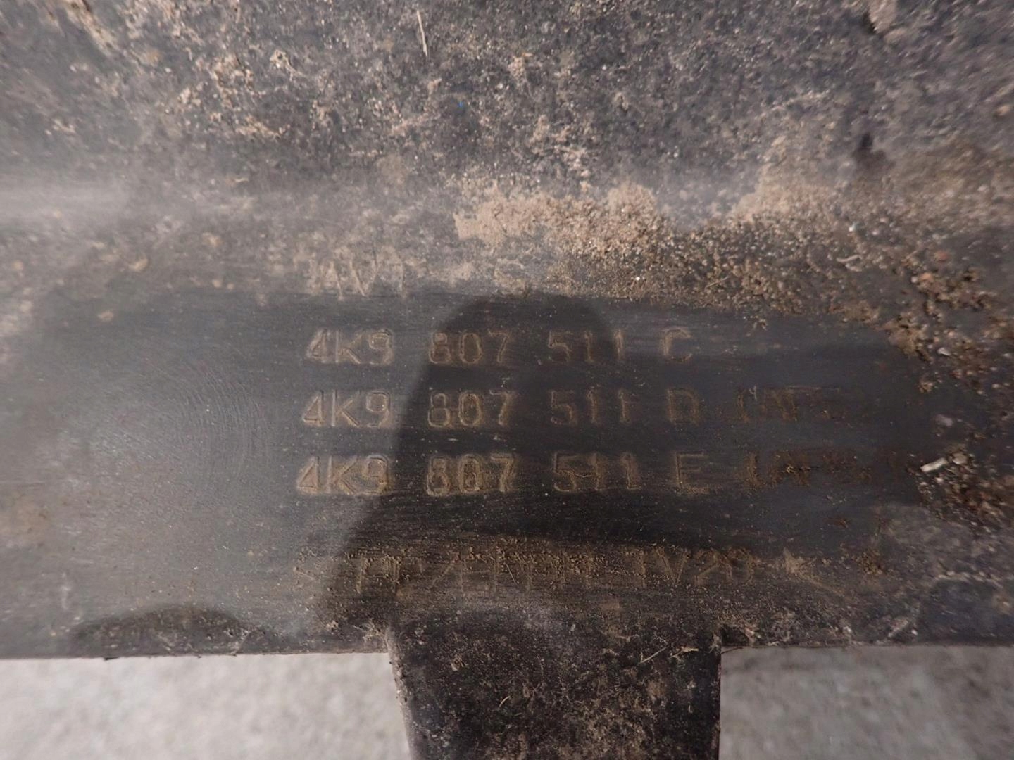 bumper rear part rear AUDI A6 C8 2018- KOMBI 4K9807511C