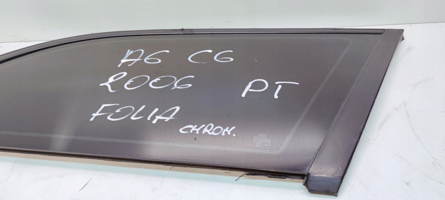 window bodywork right rear part AUDI A6 C6 AVANT CHROM FOLIA 2006R