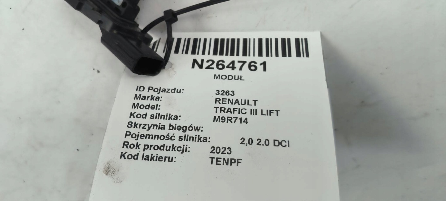 flow meter 226802715R 2.0 DCI RENAULT TRAFIC III LIFT