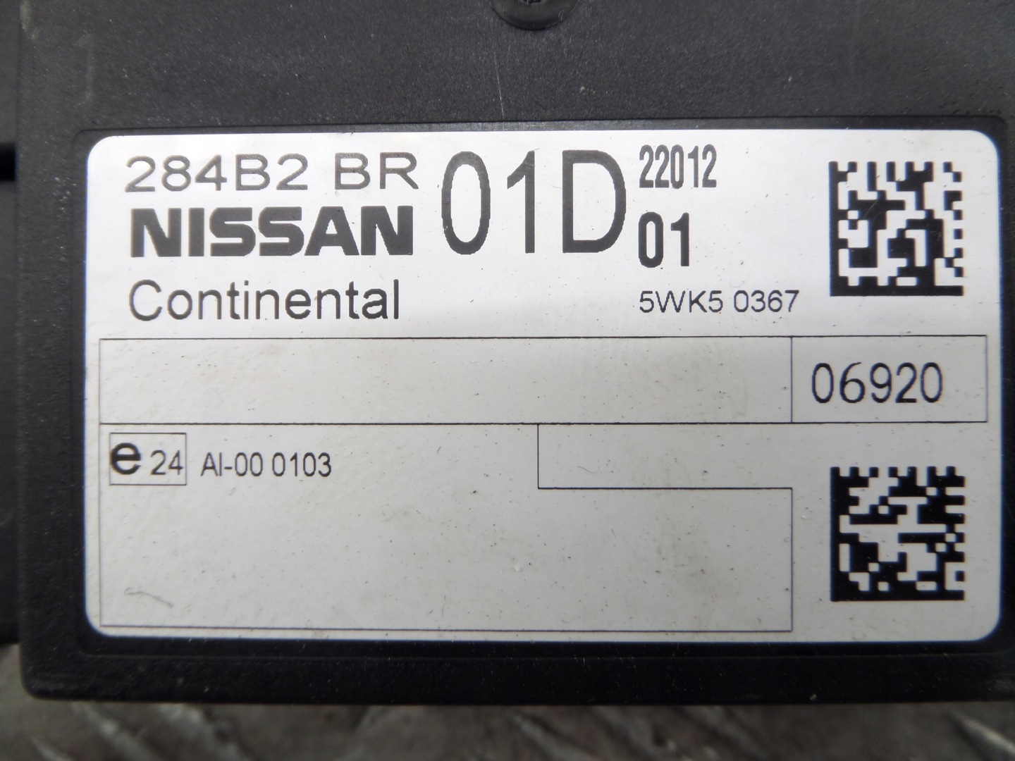 Unité commande confort 284B2BR01D QASHQAI J10 LIFT 09-13 BSI