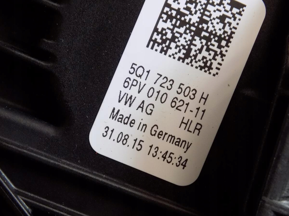 VW GOLF VII 1.6 TDI pedale Bremse GAZ 5Q1723058AJ