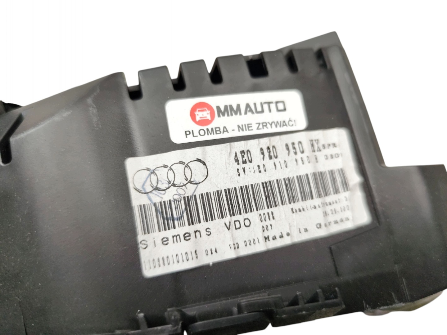dials dials AUDI A8 D3 (2002-2005) 4.2 V8 335KM 4E0920950HX EUROPA