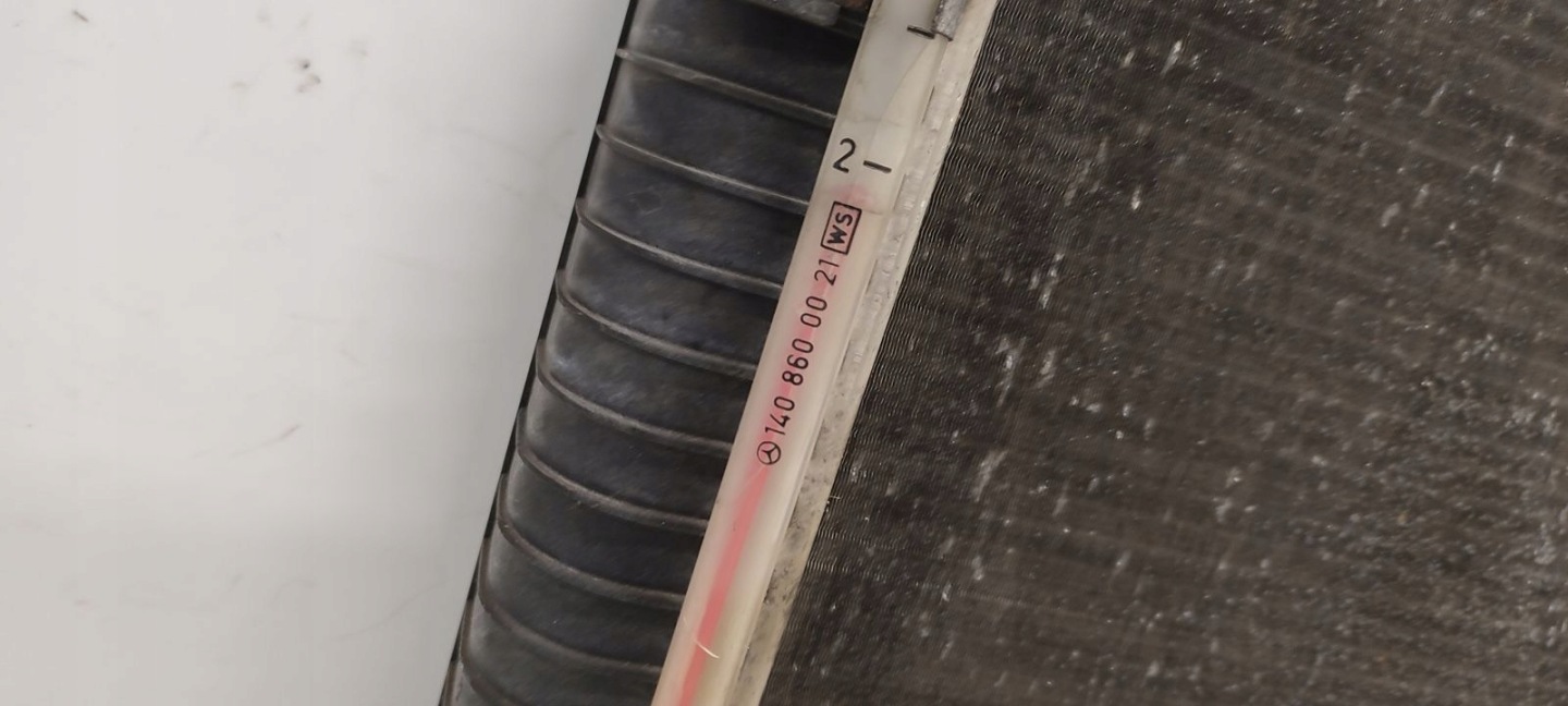 water cooler Mercedes W140 3,2
