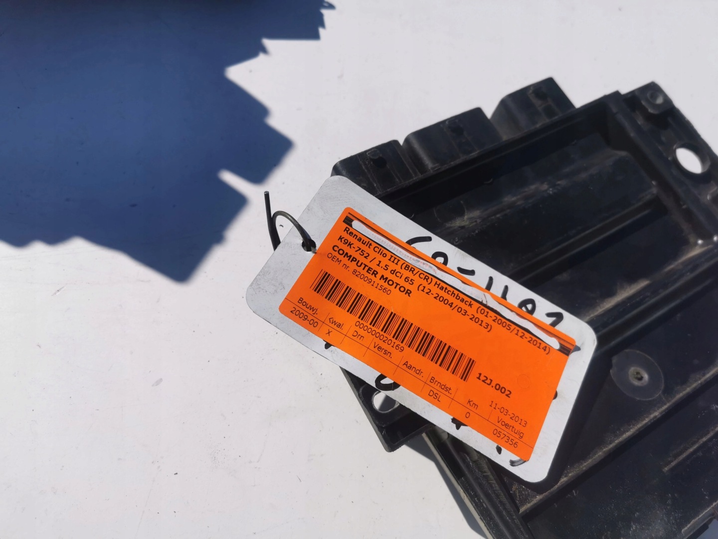 RENAULT CLIO 1.5DCI 8200911560 8200619409 computer