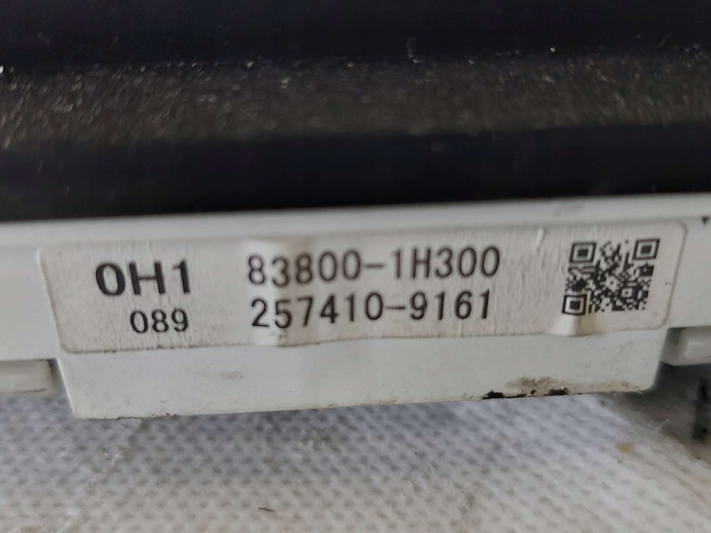 dials clock COROLLA E12 1.4 16V 838001H300