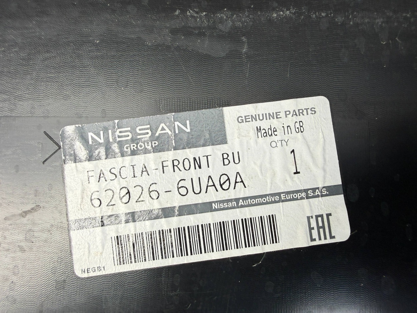Nissan Qashqai J12 21- bumper front front