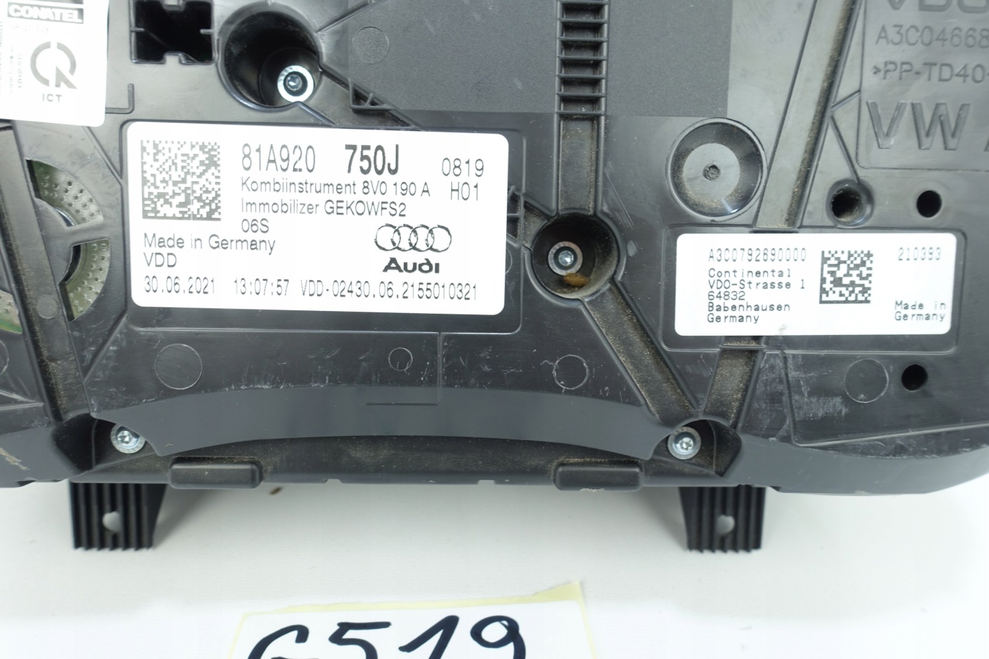 AUDI Q2 81A 2016- dials dials 81A920750J