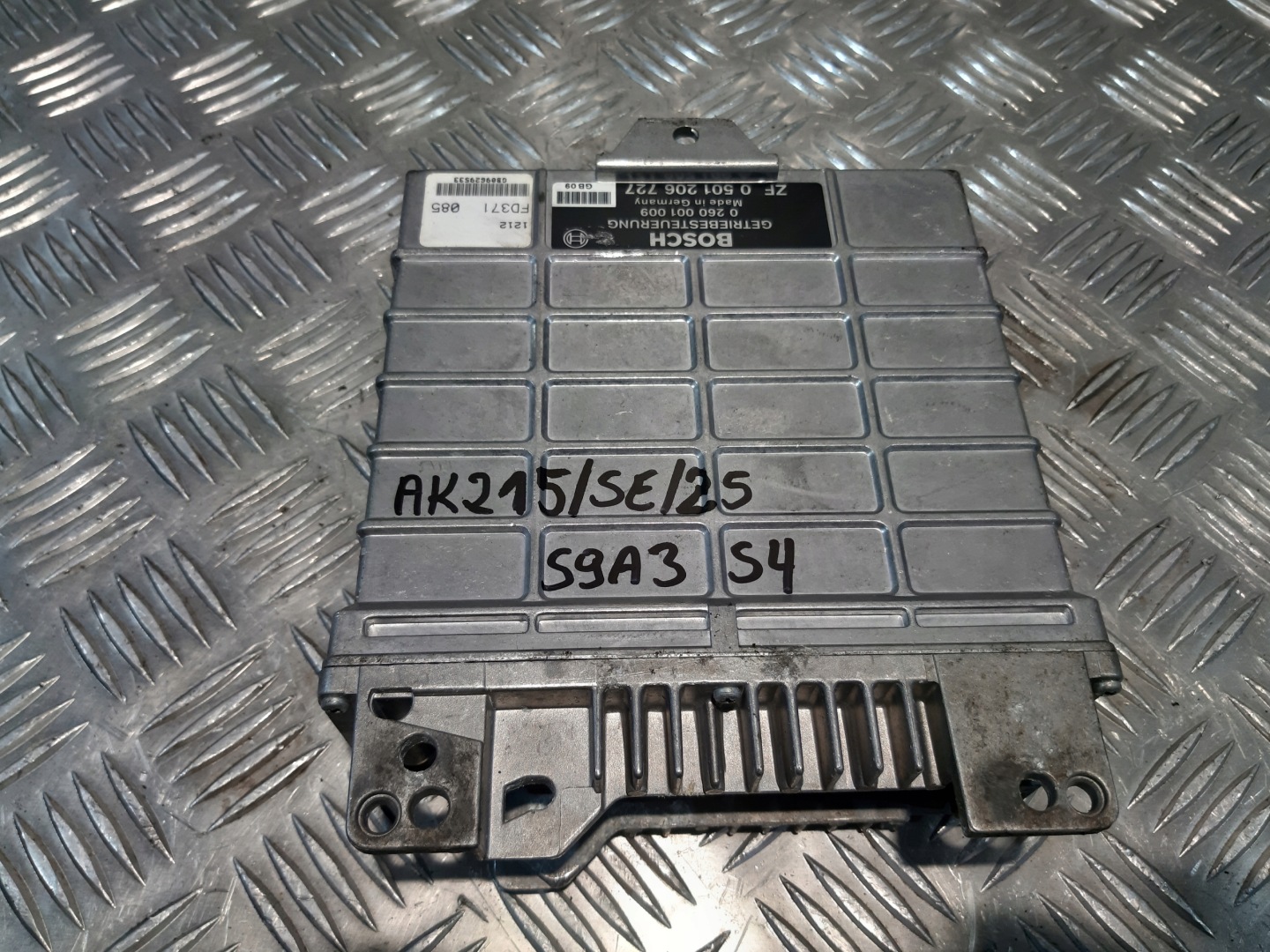 control unit computer gearboxes BOSCH 0 260 001 009 ZF 0 501 206 727 MAN 5HP 600