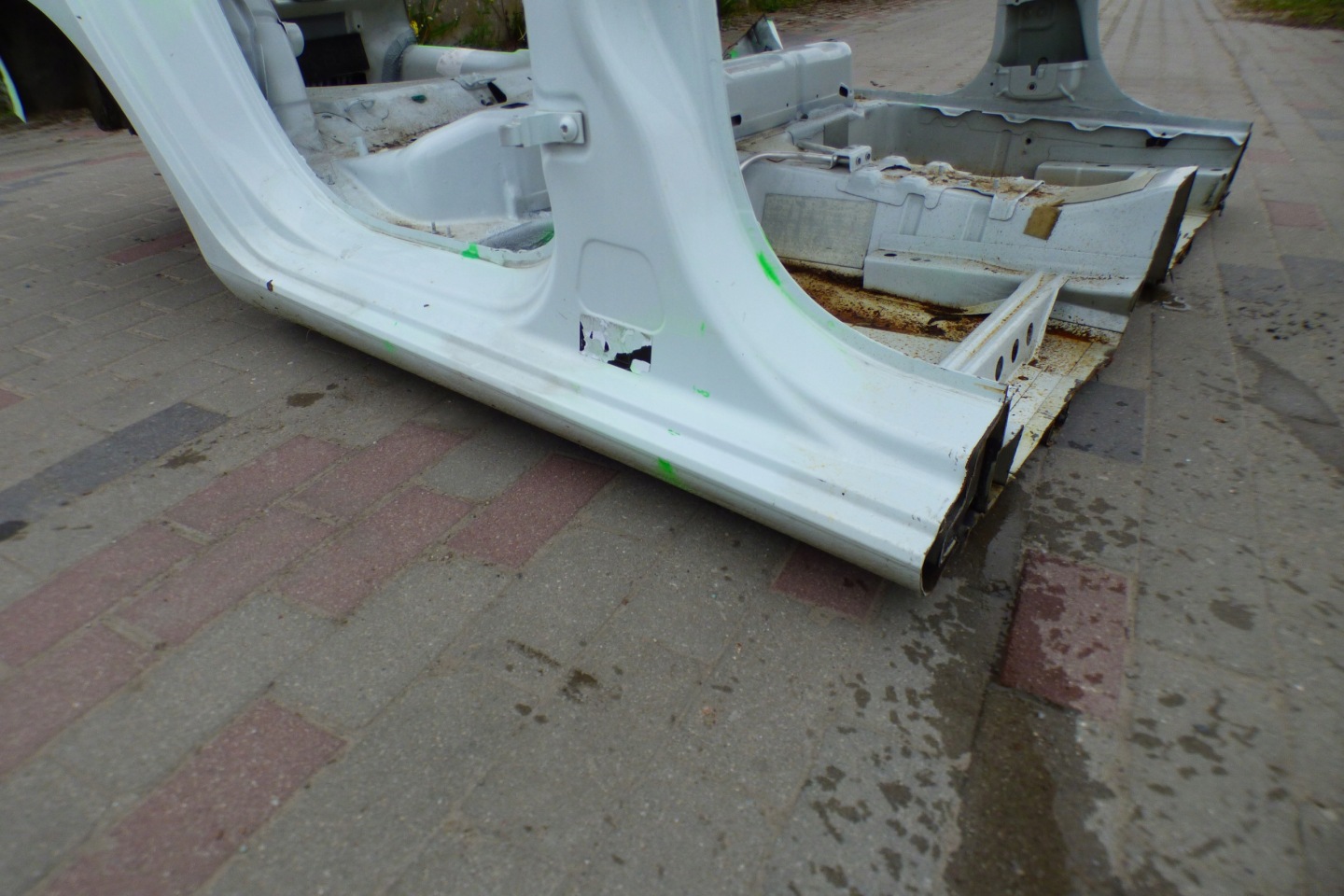 threshold pillar right part rear part LF9f SKODA FABIA III HATCHBACK