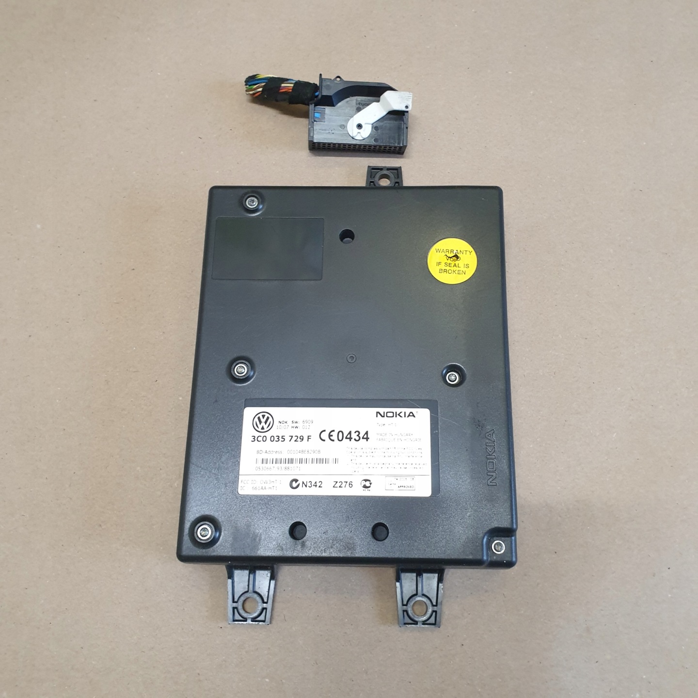 control unit module BLUETOOTH VW PASSAT B6 3C0035729F OE EU