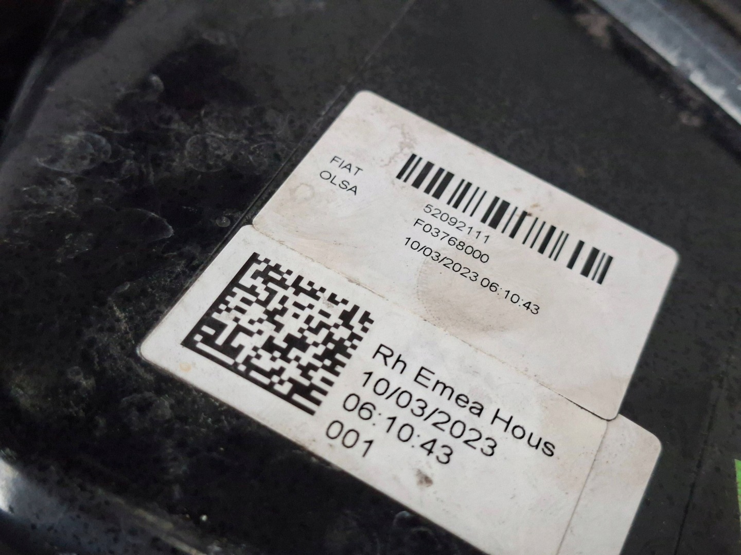 light rear right 52092111 FIAT 500X LIFT 2018