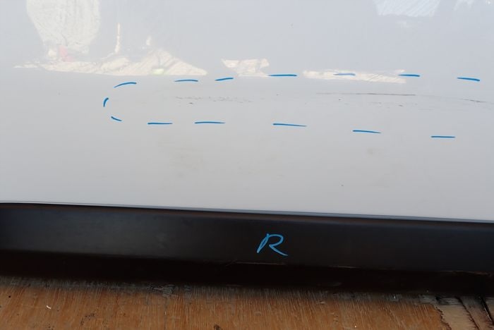 PROACE EXPERT JUMPY III 16- Tür rechts hinten heck przesuwne