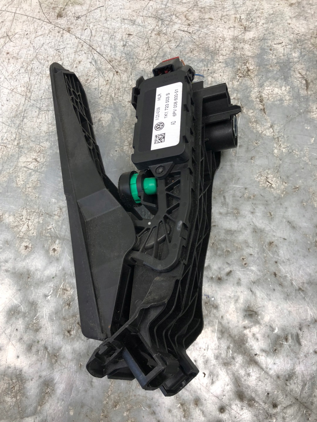 accelerator pedal potentiometer VW GOLF VI 1K1723503S