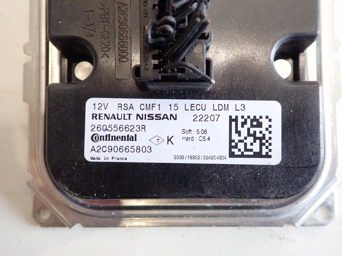control unit module lights NISSAN RENAULT 260556623R