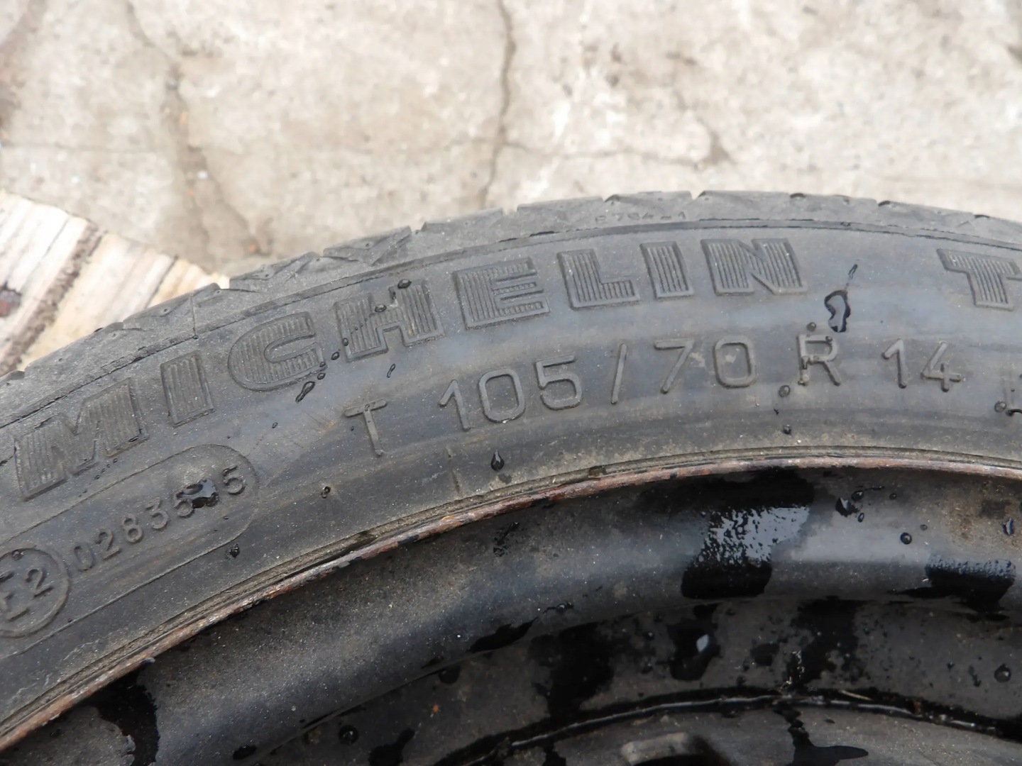 Volkswagen Golf III wheel spare R14 MICHELIN ET45