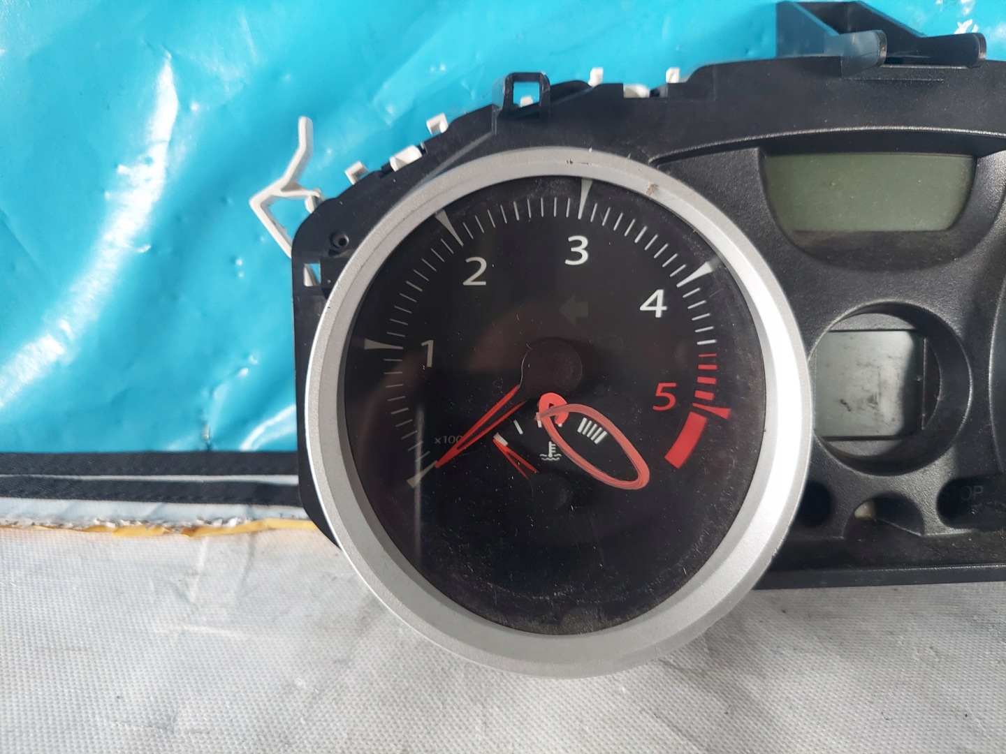 dials clock MEGANE II 1.9 DCI 8200408798