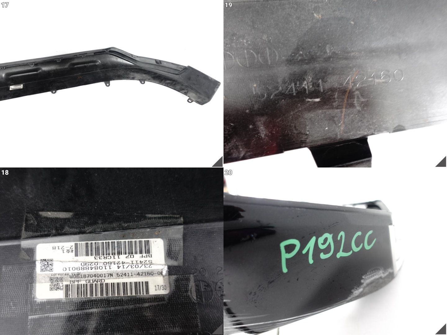 SUZUKI ACROSS 20- bumper SPOILER cap accessories HOKEJ lower front