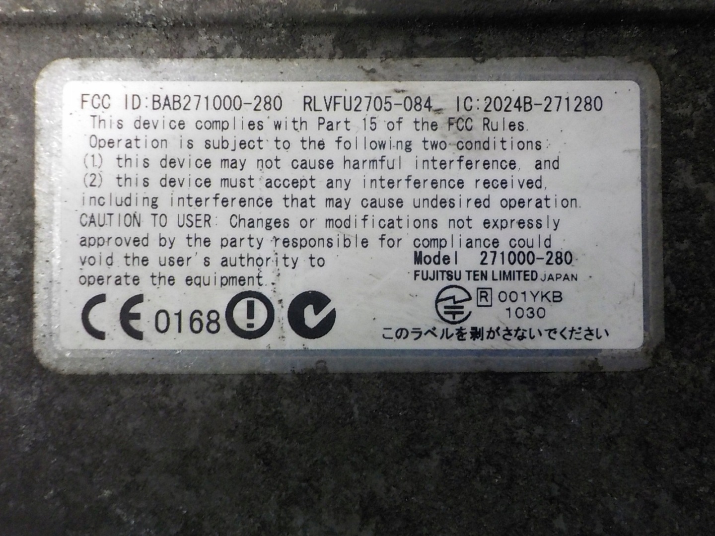 FORD MONDEO IV Unité commande confort 7G9N-9G853-BA 271000-280