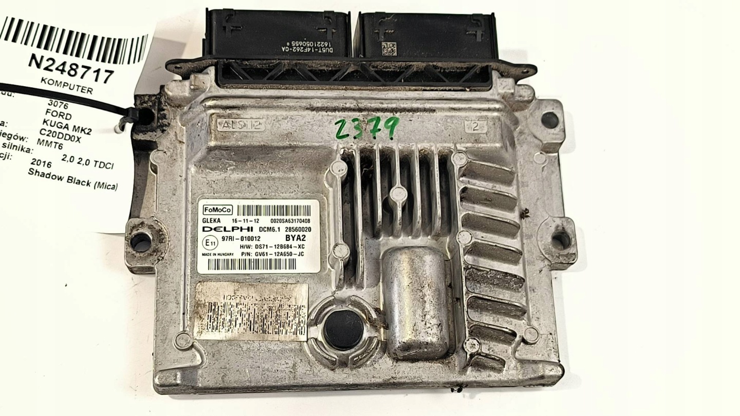 Computer DS71-12B684-XC FORD KUGA MK2