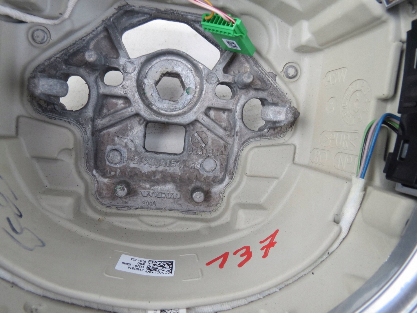 lenkrad MULTUIFUNKCYJNA Leder VOLVO S90 V90 31407814