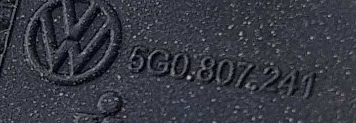Abschleppöse der Stoßstange vorne VW GOLF VII 5G0807241