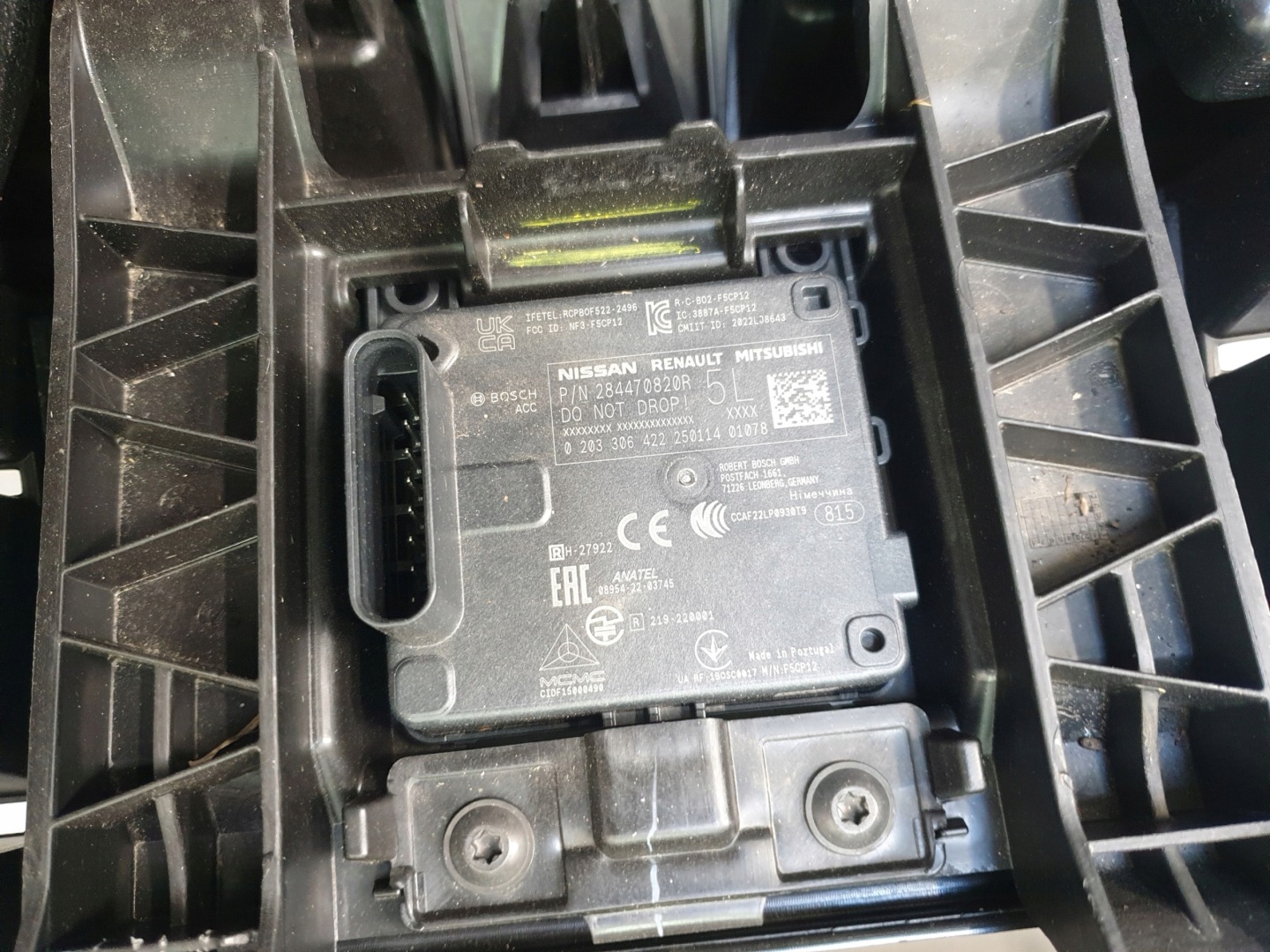 RENAULT CAPTUR II LIFT 24-> bumper front front PDC LED RADAR cover