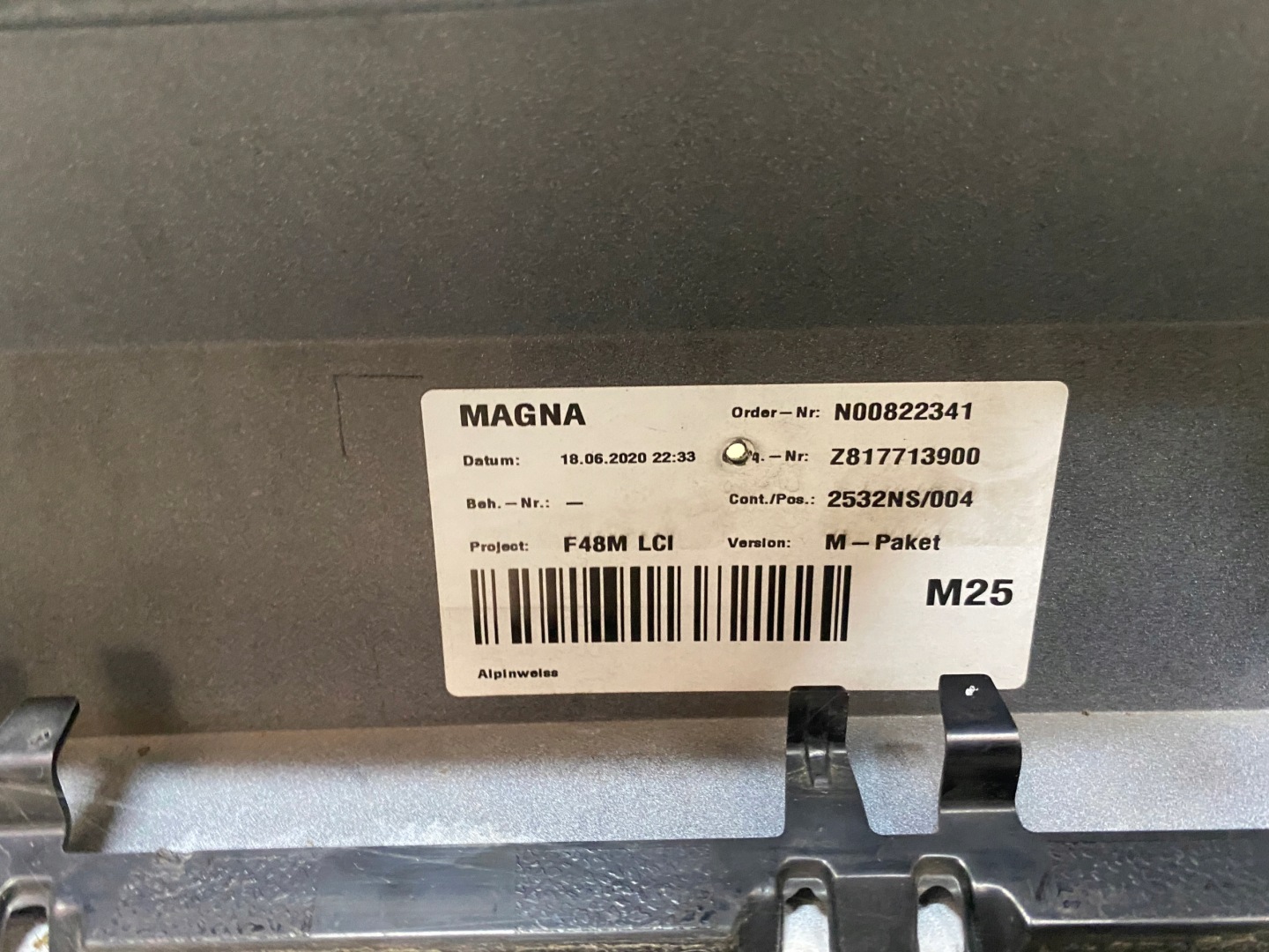 BMW X1 F48 M LCI Frontstoßstange