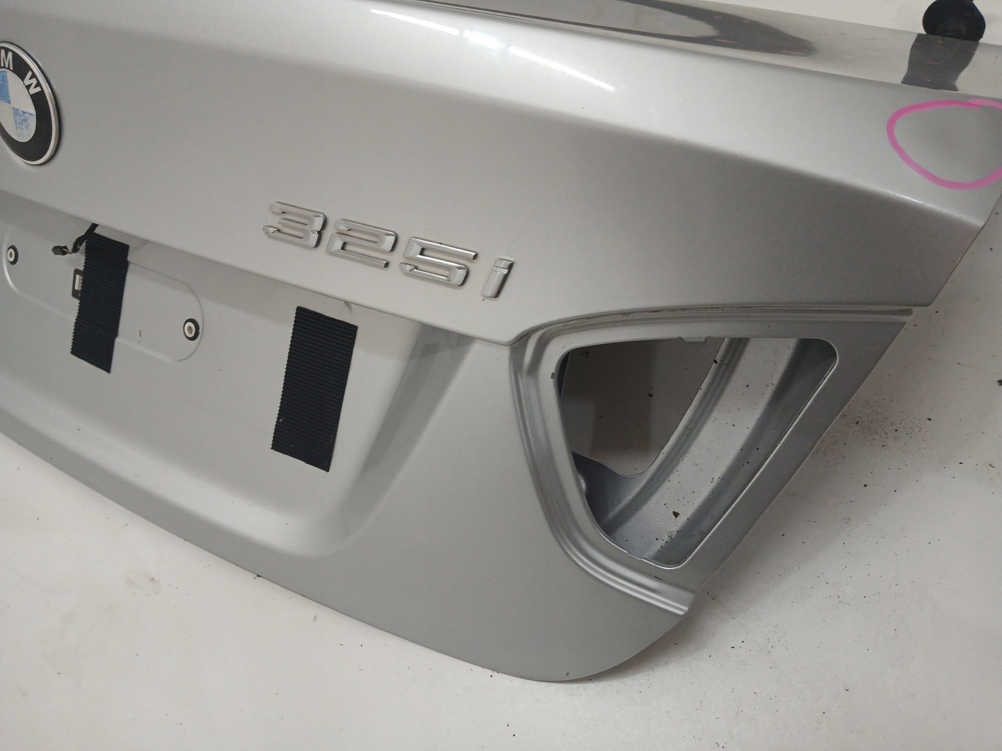 trunk door boot rear rear part BMW E90 354/7 TITANSILBER