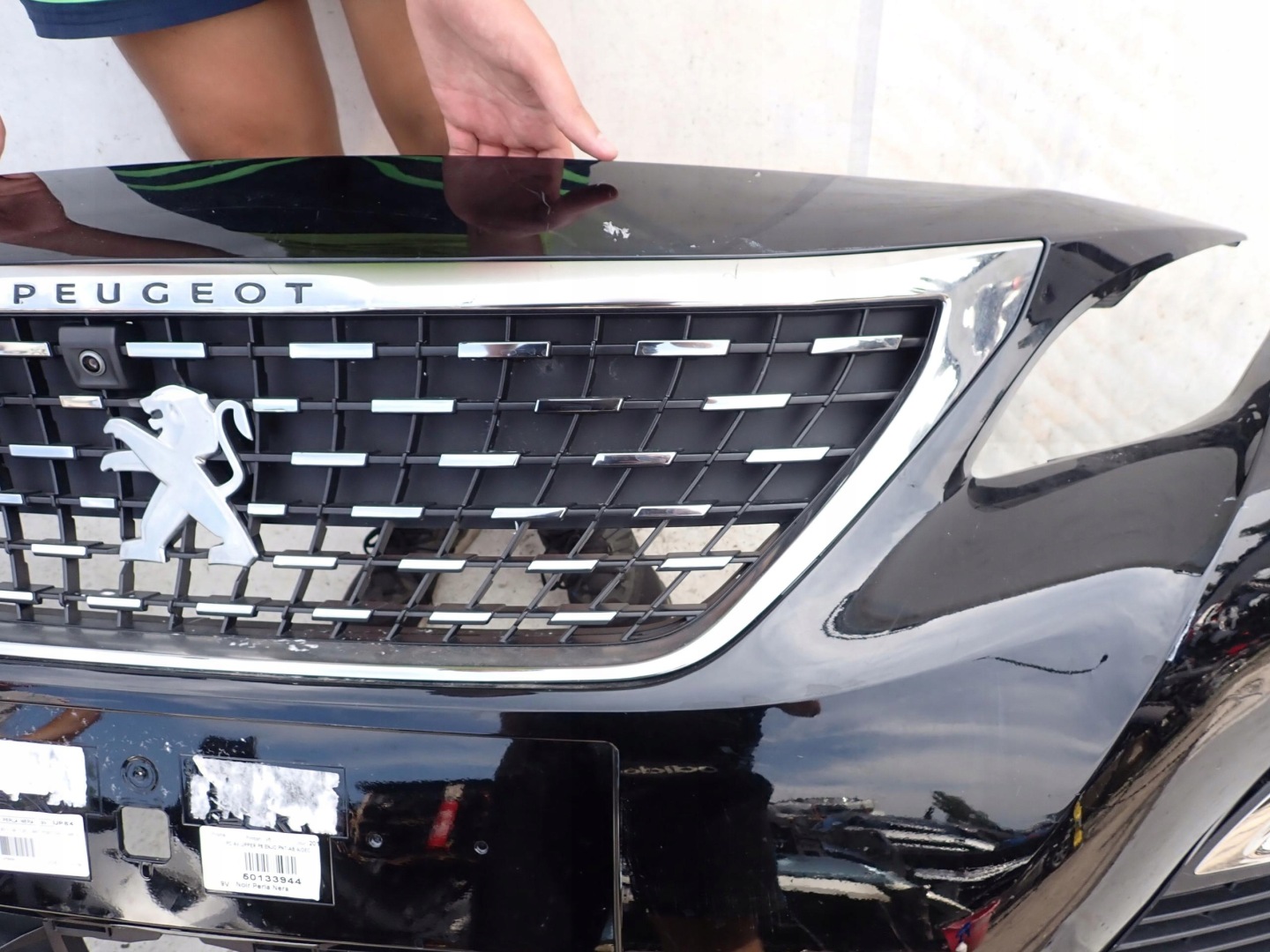 PEUGEOT 3008 II 16- bumper front KAMERA 6PDC