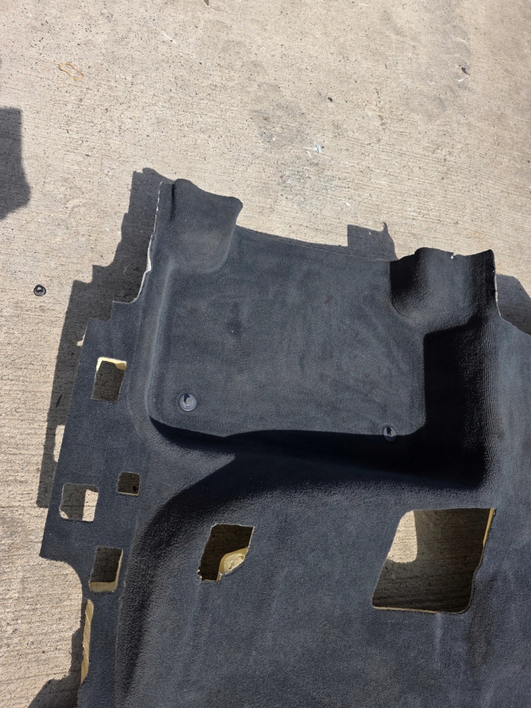 carpet mats AUDI Q7 4M 2-3 RZAD 4M0863019C original