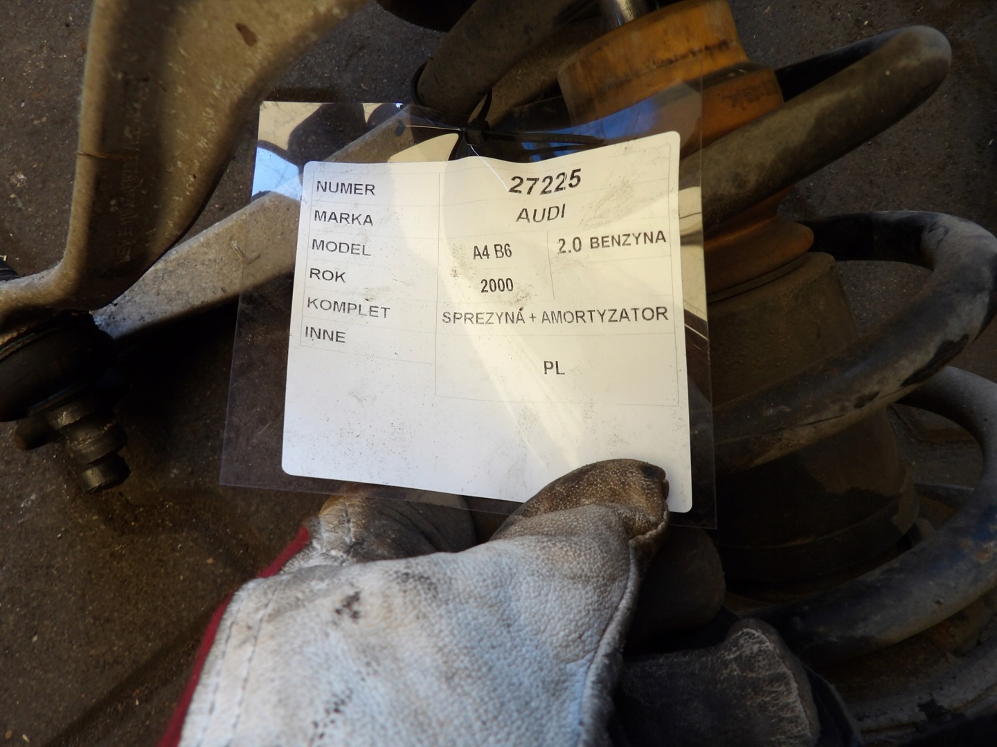 Audi A4 B6 shock absorber front left