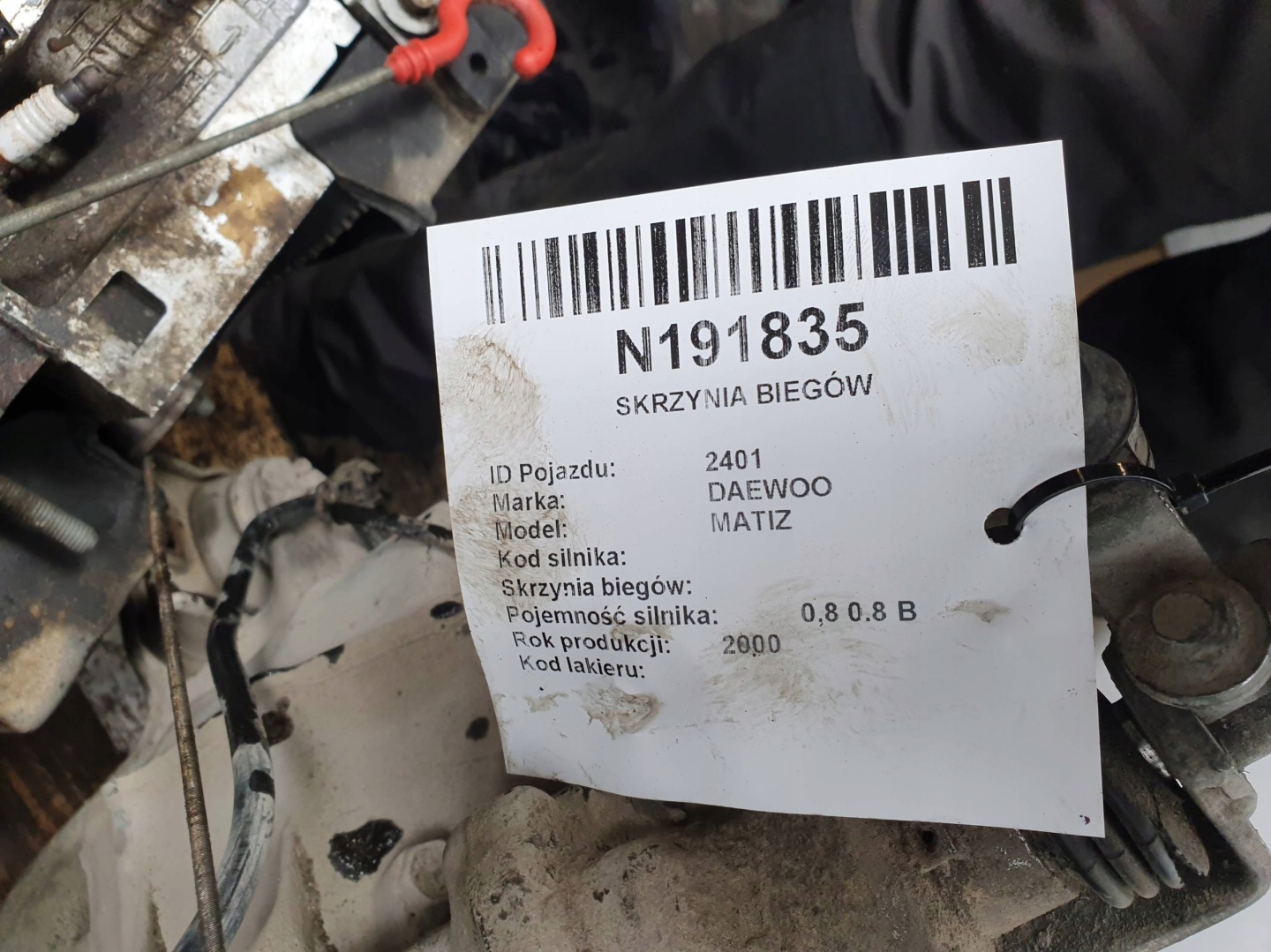 CAMBIO 0.8 50 KM DAEWOO MATIZ