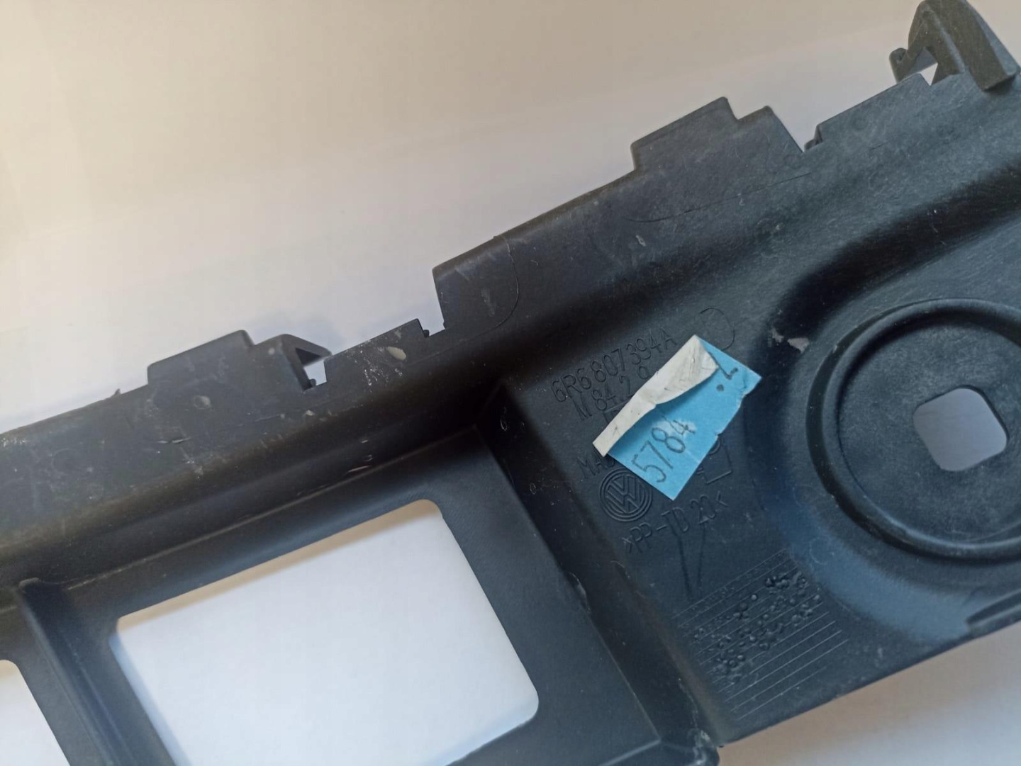 VW POLO V 5 6R 09-14 bumper bracket right rear part