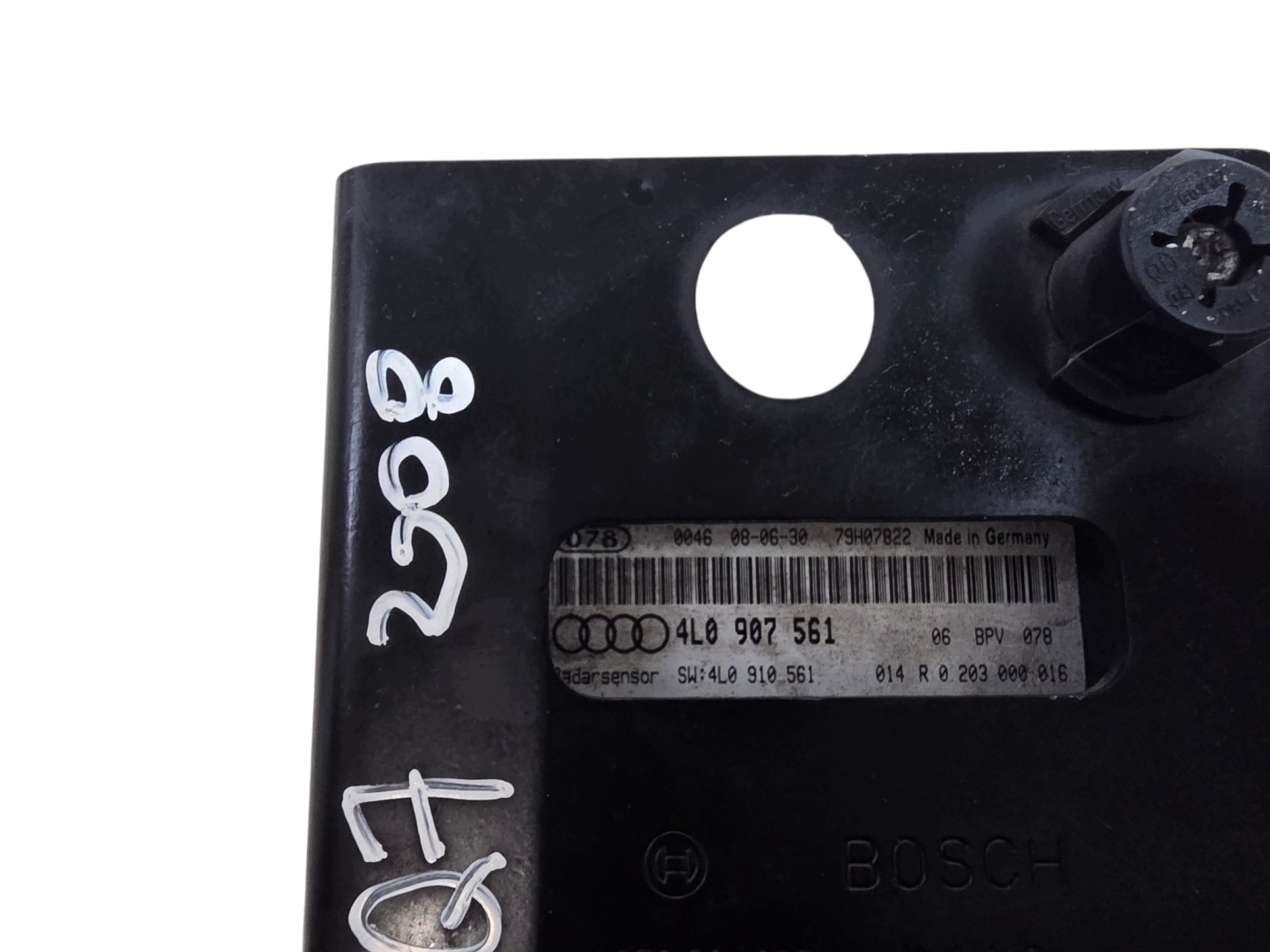 AUDI Q7 2008 DISTRONIC RADAR DYSTANSU + Support plaque ORG. 4L0907561