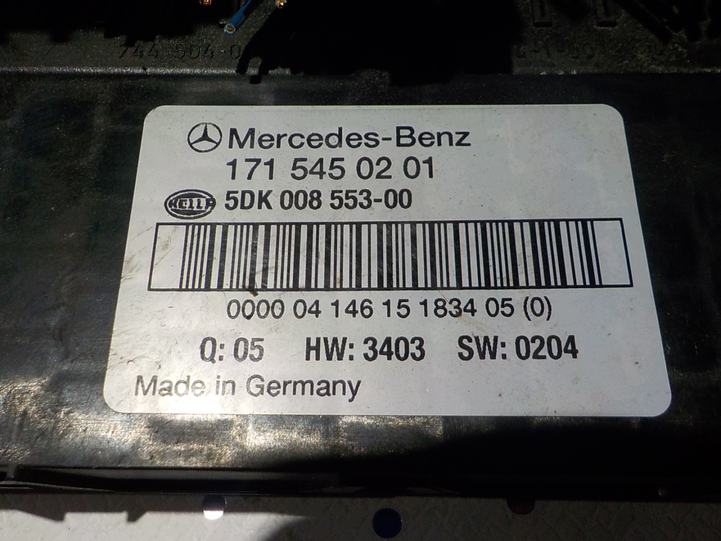 MERCEDES-BENZ CLC modulo SAM 1715450201 5DK08553-00