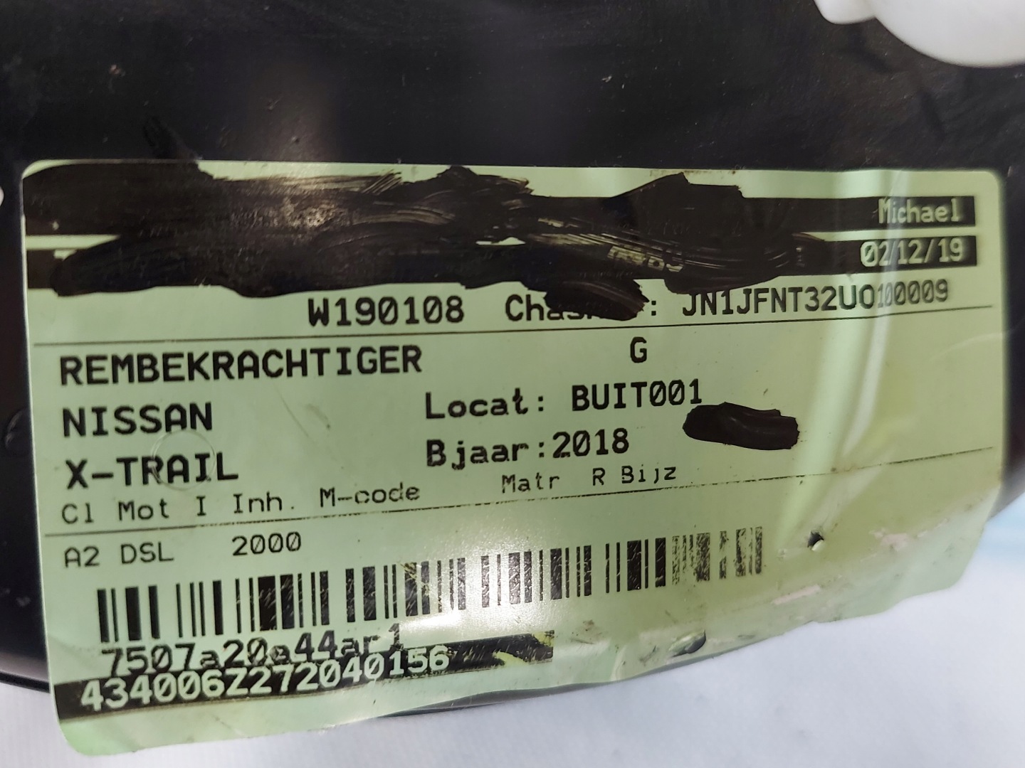 servo pump NISSAN X-TRAIL 460074BA8A 2018 R 2.0 TD