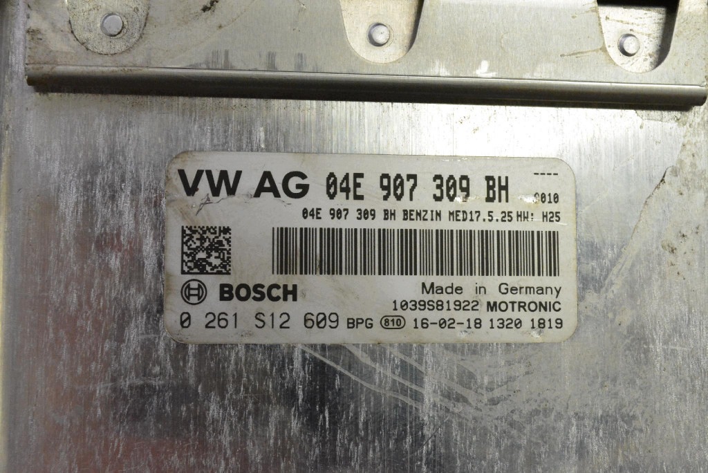 control unit computer of the engine 04E907309BH SKODA OCTAVIA 3 III 1.4 TSI 150 KM