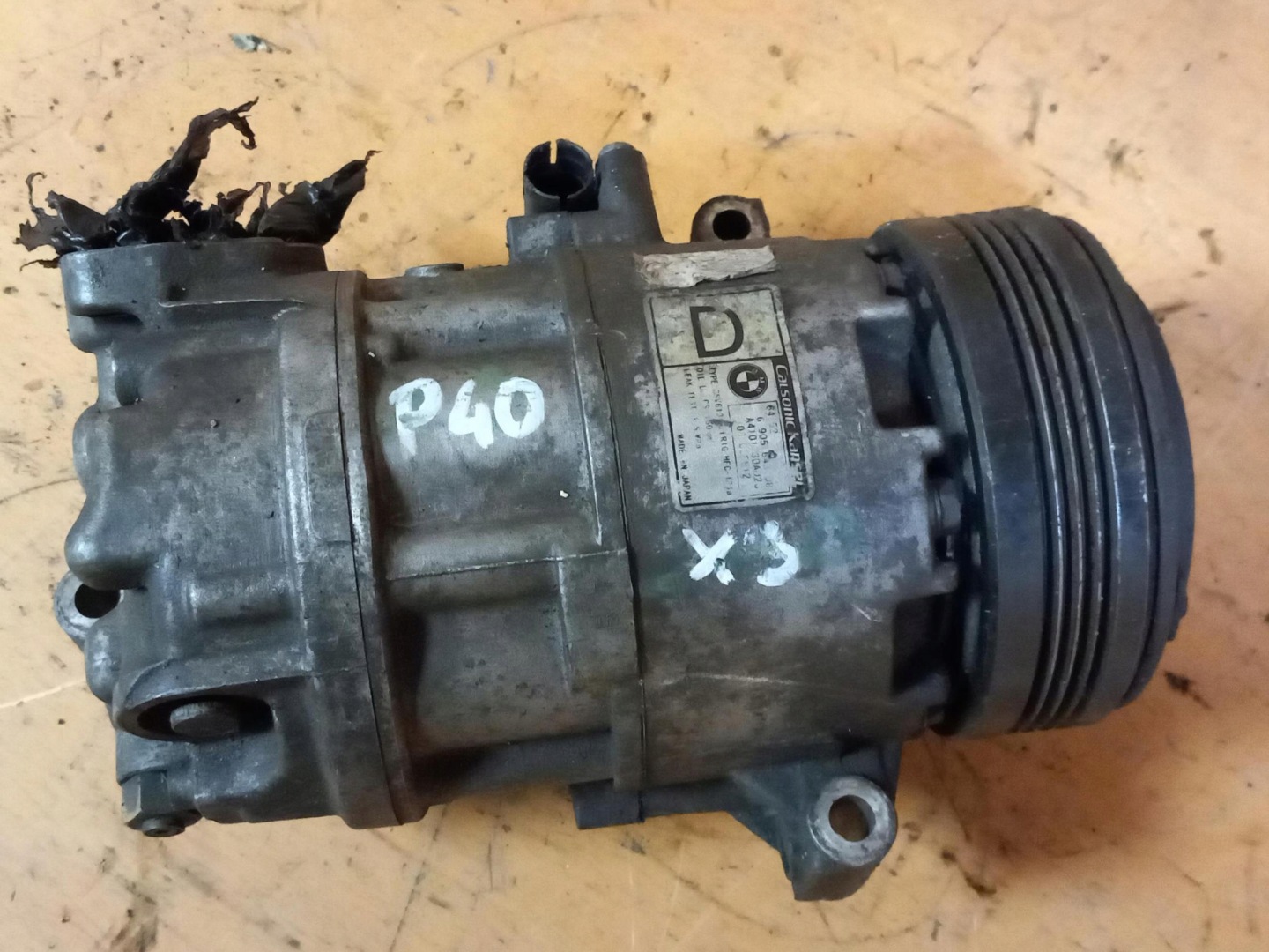 Klimakompressor klimaanlage BMW X3 E83 2.0D M47 6905643 03-10