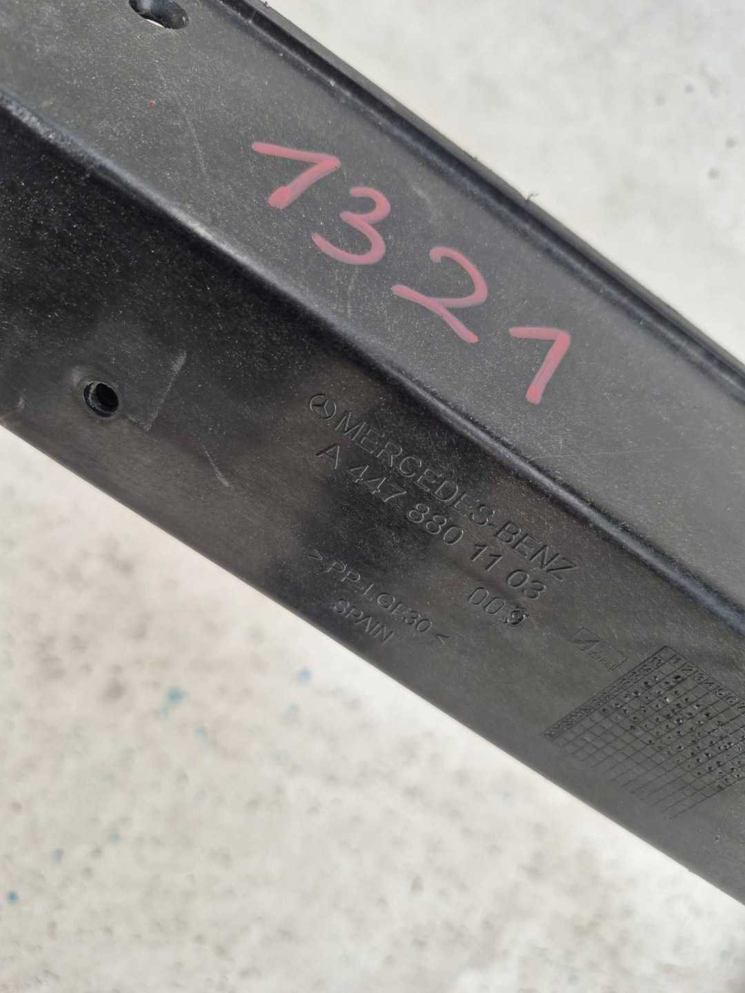 MERCEDES VITO W447 support panel for radiators pillar iron A4478801103