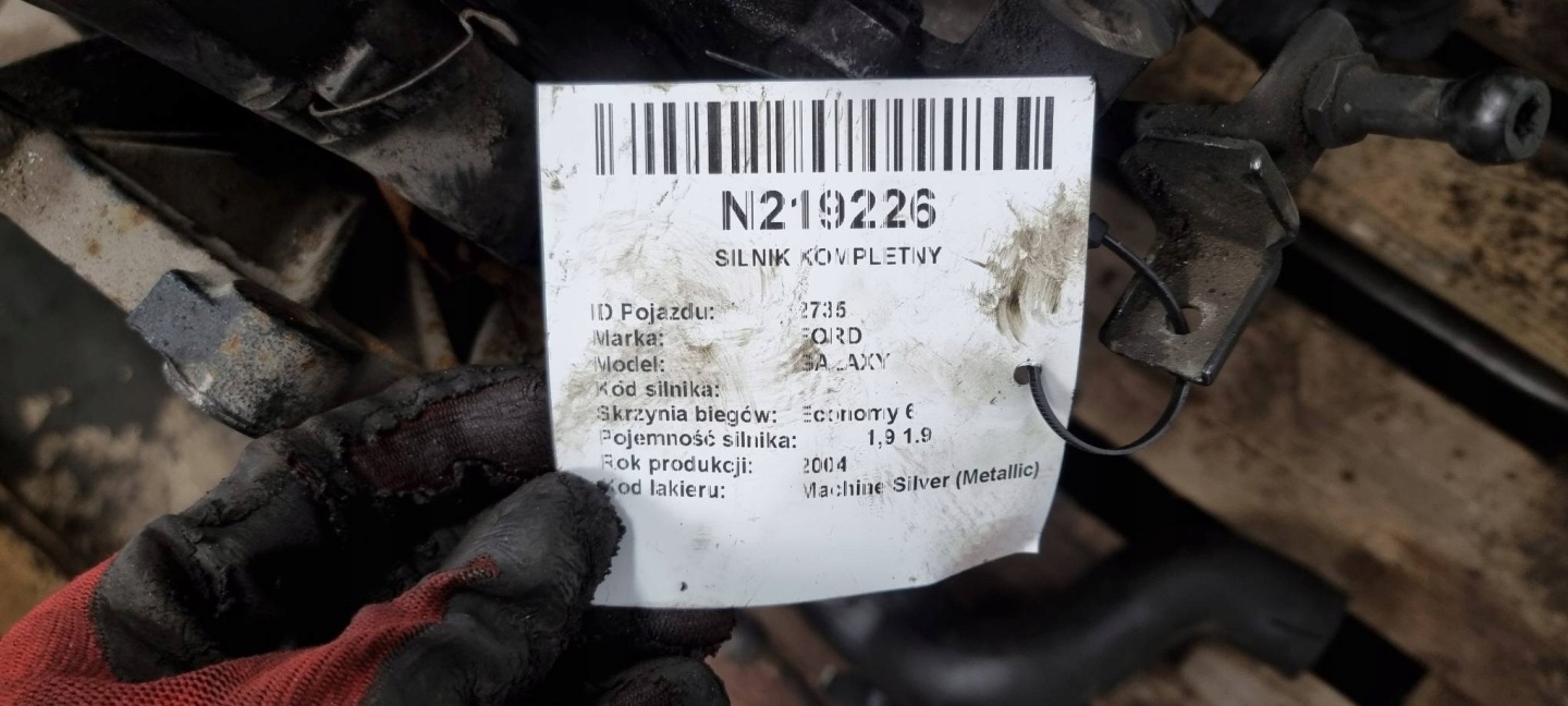 engine pillar 1.9 TDI 115 KM FORD GALAXY